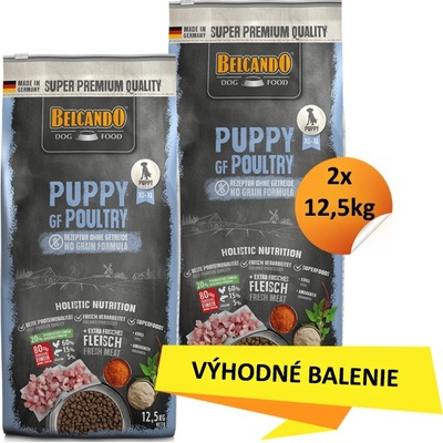 Belcando Puppy GF Poultry Hydinové 2 x 12,5 kg