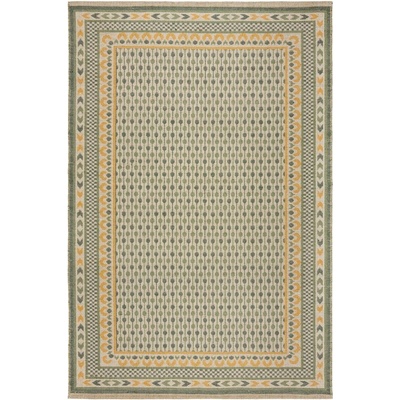 Flair Rugs Зелен килим със смес от юта 160x230 cm Mara Jute Border - Flair Rugs (503119377419)