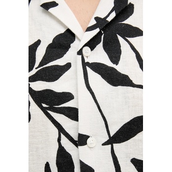 Calvin Klein Риза Calvin Klein в бяло със свободна кройка LV04LB157G (LV04LB157G)