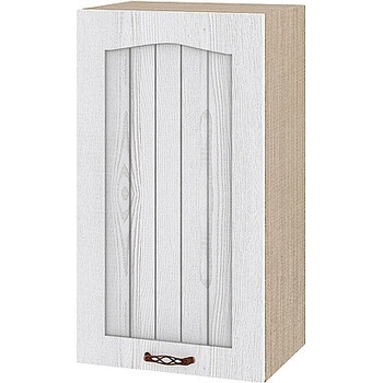 Image 1 of ИРИМ Горен кухненски шкаф Сити МФ-Бяло фладер-04-52 ляв 40 см