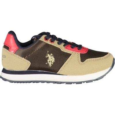U. S. Polo Assn Детски спортни обувки us polo assn. , Цвят Кафяво (nobik011kcnh1_mabrwbei01)
