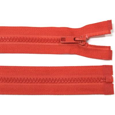 Kostěný zip no.5 rozepínací 40cm bundový color: 560 sv červená