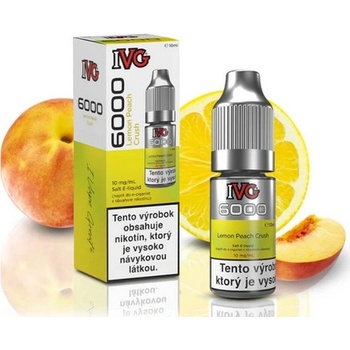 IVG 6000 Salt Lemon Peach Crush 10 ml 10 mg