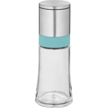 KELA Mlýnek na pepř a sůl MATTEO 75 ml, sklo / nerez, mentolový