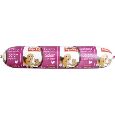 Dogee Dog saláma Hydinová 1 kg