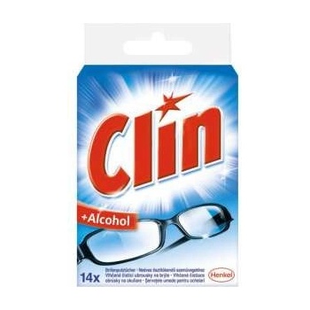 Clin čisticí ubrousky na brýle 14 ks