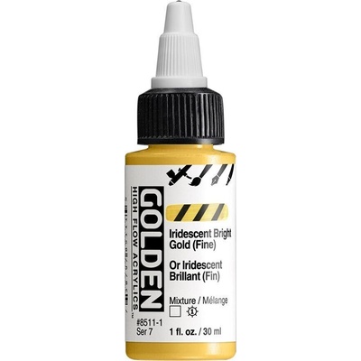 Golden Artist Colors High Flow АКРИЛНА боя Iridescent Bright Gold (Fin) 30 ml 1 бр (0008511-1)