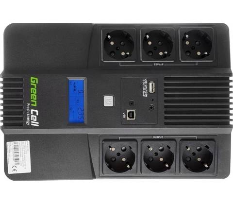 Green Cell AiO LCD 600VA UPS06