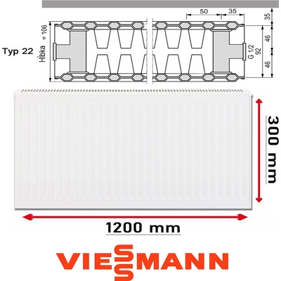 Viessmann 22 300 x 1200 mm