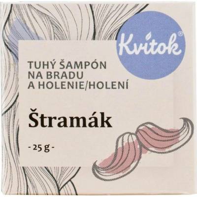 Kvitok Tuhý šampon na vousy a holení Štramák 25 g