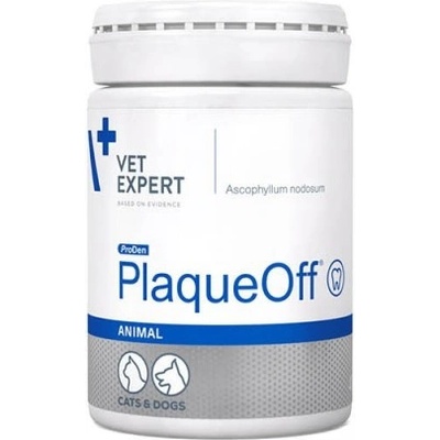 VetExpert Plaque Off přípravek podporující zdraví ústní dutiny psů a koček 40 g