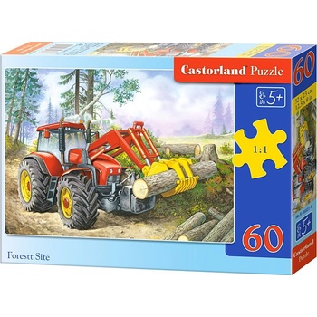 Castorland Forest Site 60 pcs Пъзел 60 броя Анимации (PC-06601) (PC-06601)