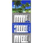 REALSYSTEM Календар за спедитори REALSYSTEM, 1 блок, 3 месеца, син, Sziget 2027, 6061-43 (6061-43)