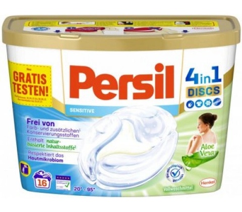Persil Discs 4v1 Sensitive kapsule 16 PD