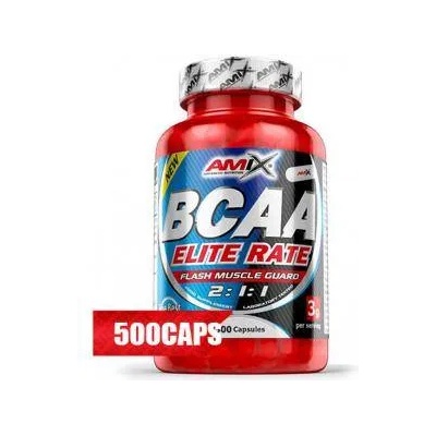 Amix Nutrition Аминокиселини BCAA Elite Rate, 500 капсули, 498