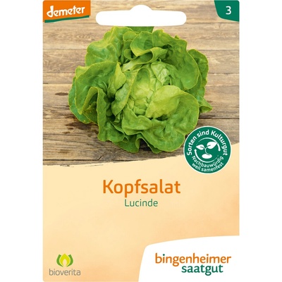 Bingenheimer Demeter semínka Hlávkový salát Lucinde 3 g bio BIO DEMETER Množství: 1 ks