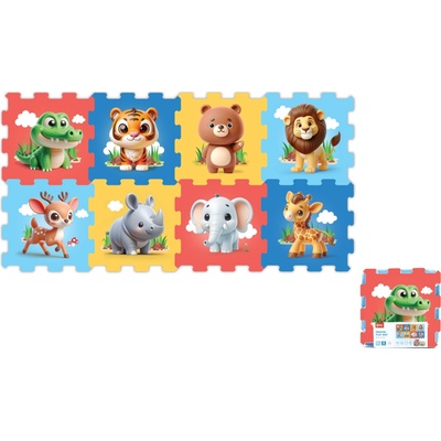 Wiky Měkké bloky zoo 8 ks – Zboží Dáma