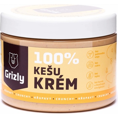 GRIZLY Kešu krém křupavý 500 g