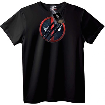 NOONEBRAND Тениска с нокти без символ - 2XL, Black