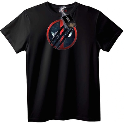NOONEBRAND Тениска с нокти без символ - 2XL, Black