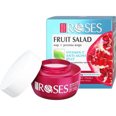 Nature of Agiva Roses Гел-крем против бръчки Fruit Salad Vitamin C, 50 ml