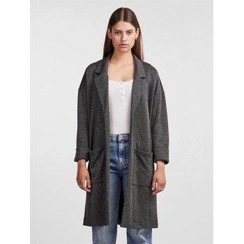 Pieces Women's Relaxed Fit Coatigan - Dark Grey