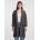 Pieces Women's Relaxed Fit Coatigan - Dark Grey