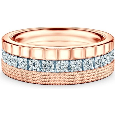 Savicki Sada prsteňov Symphony zlato laboratórne diamanty ZST SAVNo 522R 500LAB B 521R