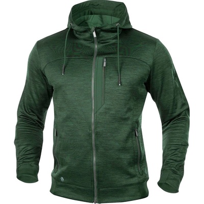 Ardon mikina 3DBreathe melange na zip H5983 Zelená