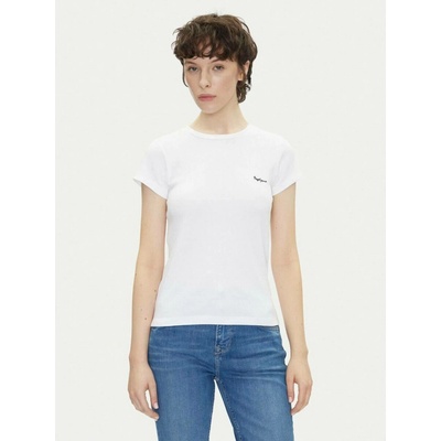 Pepe Jeans dámské tričko Merida PL506037800 bílé