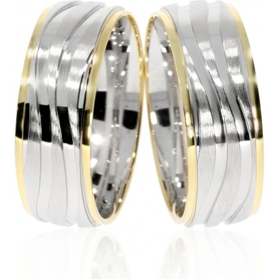 Zlatnictví Helios Zlaté snubní prsteny HR 148