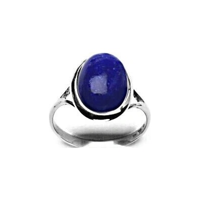 Čištín Stříbrný prsten přírodní lapis lazuli T 1454 m