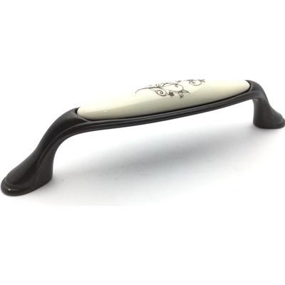 Tulip Margarita hnedá/porcelán béžový/kvet 128 mm