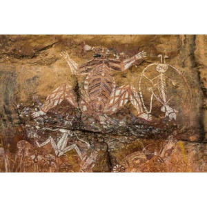 DIMEX ART Флизелинов фототапет скални рисунки 375 x 250 см