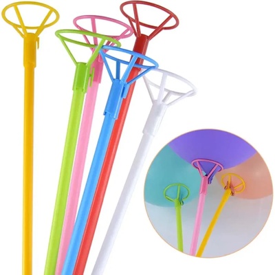 Shantou Qunsheng Toys Co. , Ltd Пръчки за фолиеви балони, цветни с накрайник 40см. М19-156