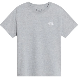 The North Face Детска тениска The North Face Kid's Teen Evolution Simple Dome S/S Tee T-shirt - TNF Pale Grey Heather - размер XXL (704-6517-0516)
