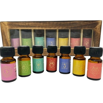 Arome Chakra vonný olej - 10 ml, sada 7 ks