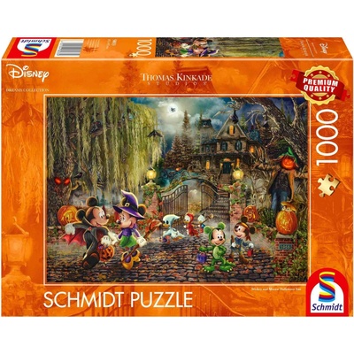 SCHMIDT Disney Mickey a Minnie o Halloweenu 1000 dílků