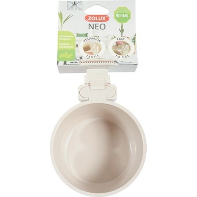 Zolux Neo Plastová závěsná mísa béžová 12 cm