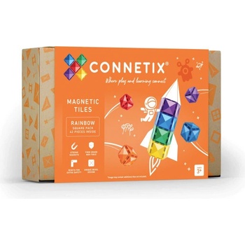Connetix Rainbow Square Pack 42 ks