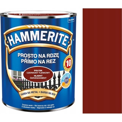 Hammerite přímo na rez 2,5L hladká červenohnědá