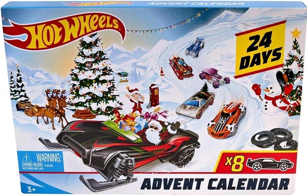 Mattel Adventní kalendář Hot Wheels 2019