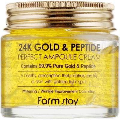 Farm Stay Крем-ампула за лице 24K Gold & Peptide Perfect, 80 ml