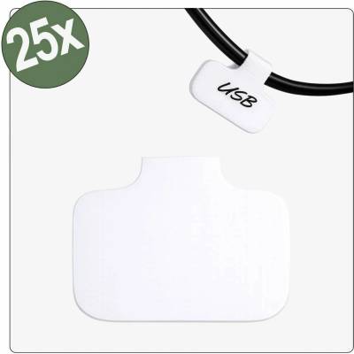 Quadrios 26CA783 26CA783 kabelové značení 40 x 20 mm Barva aktivního pole: bílá počet štítků: 25