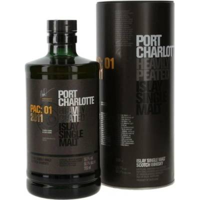 Port Charlotte PAC01 2011 Heavily Peated 56,1% 0,7 l (tuba)