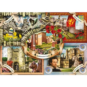 Gibsons - Puzzle English Heritage: Castles of England - 1 000 piese