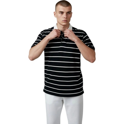 Alnwick pánska polokošeľa s krátkym rukávom VINCENT černá, 5XL čierná 5XL