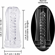Dorcel Deep Blow Tornado Sleeve for Masturbator Transparent