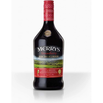 Merrys Strawberry Cream 17% 0,7 l (čistá fľaša)