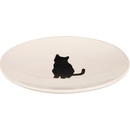 Trixie keramická miska s černou kočkou mělká 18 x 15 cm